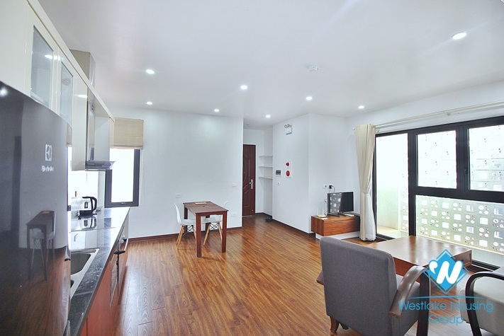 Top floor one bedroom apartment for rent near Water Park, Tay Ho, Ha Noi